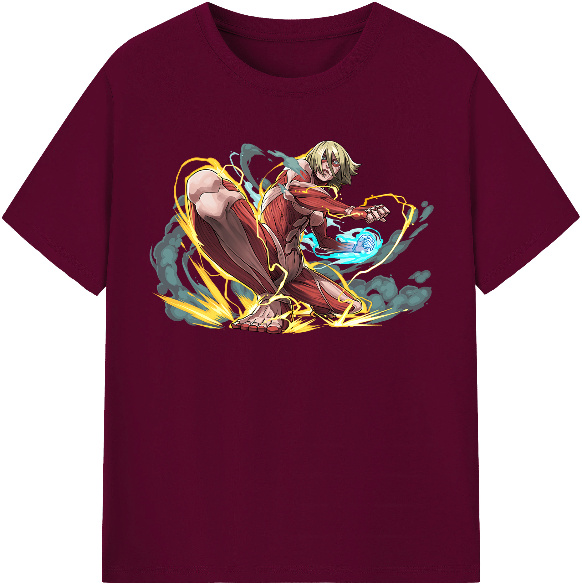 （画像用） 進撃の巨人 Attack on Titan レディースカジュアルプリントTシャツ（綿100％）